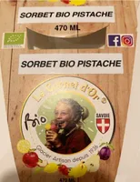 Sorbet bio pistache
