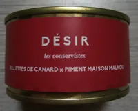 Rillettes de canard x piment maison malnou