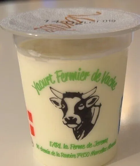 Yahourt fermier saveur vanille