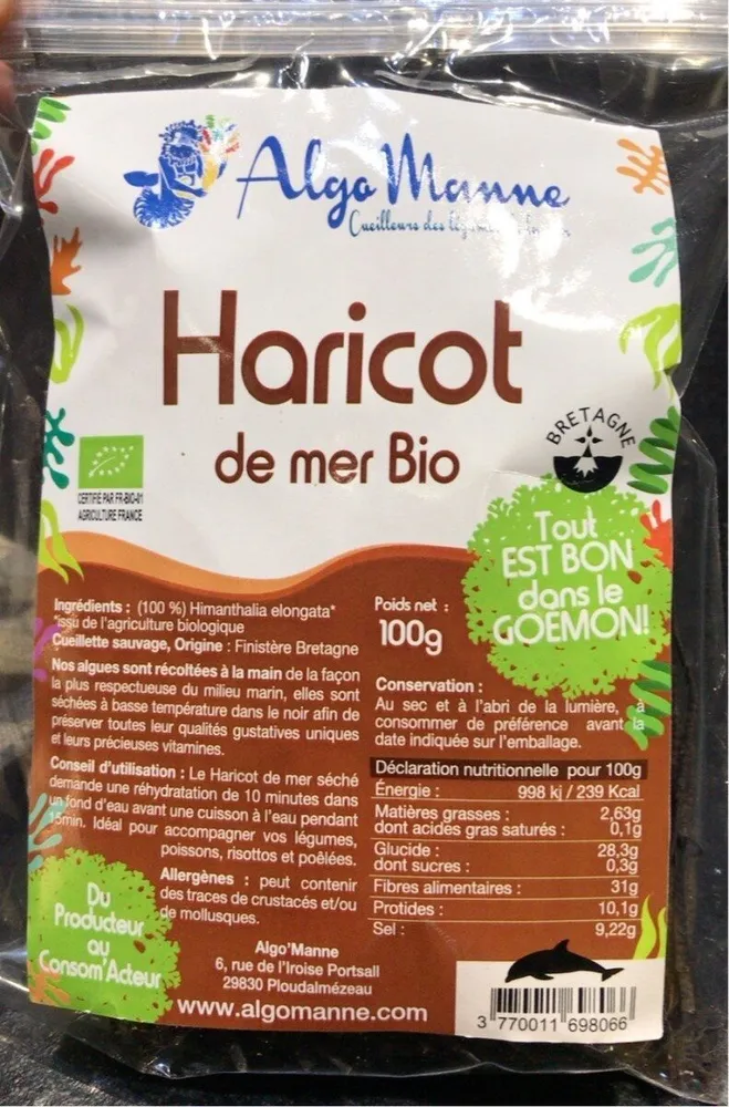 Haricot de mer bio