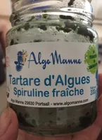 Tartare d'algues spiruline fraiche