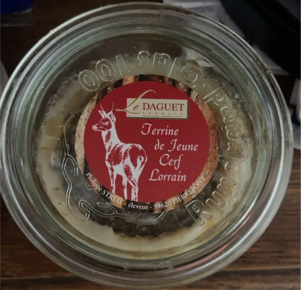 Terrine de jeune cerf lorrain