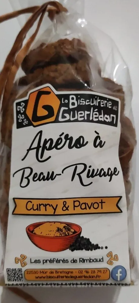 Apéro a beau rivage curry et pavot