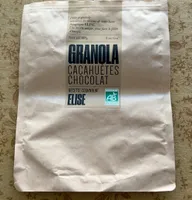 Granola cacahuètes chocolat Elise