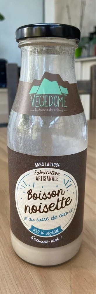 Boisson noisette au sucre de coco