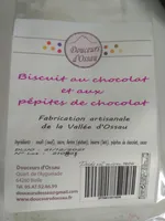 Biscuit au chocolat et aux pépites de chocolat