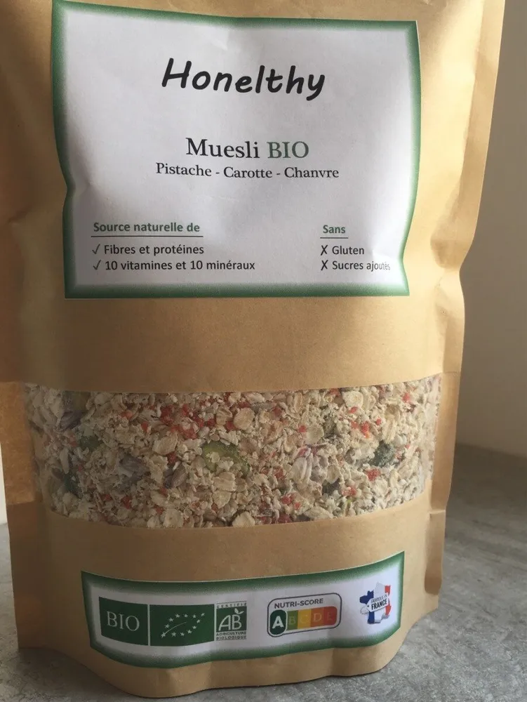 Muesli Pistache Carotte Chanvre