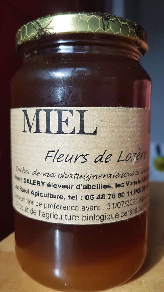 miel fleurs de Lozère