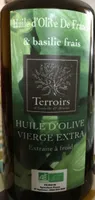 Huile d'olive de France et basilic frais