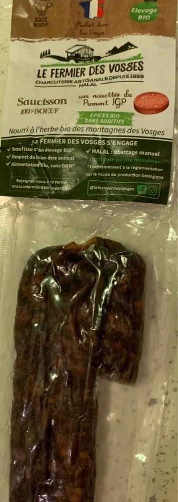 Saucisson 100% boeuf