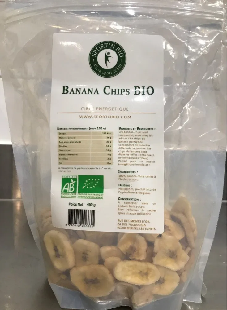 Banana chips bio