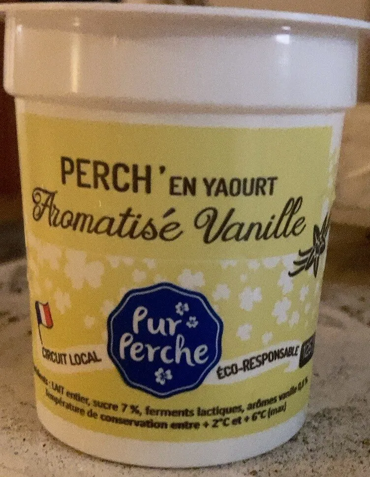 Yaourt aromatisé vanille