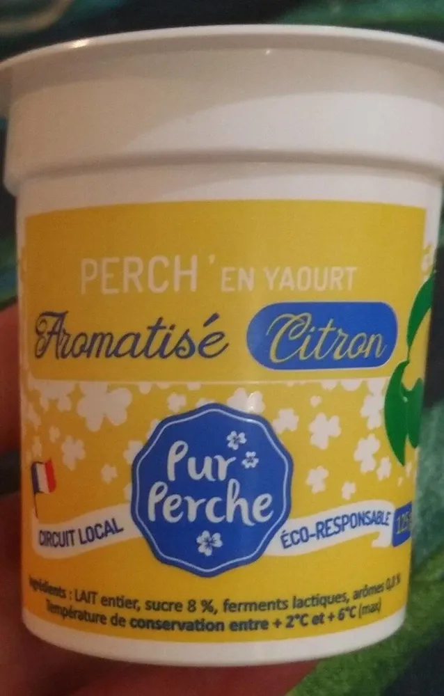 Yaourt aromatisé citron