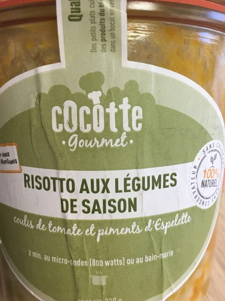 Risotto aux légumes de saison