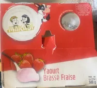 Yaourt brassé fraise