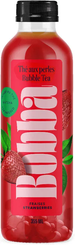 Bubble tea Fraises