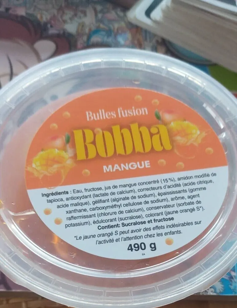 Bulles fusion Bobba  mangue