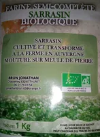 Farine semi-complète Sarrasin Biologique