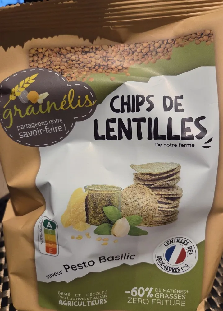 Chips de lentilles