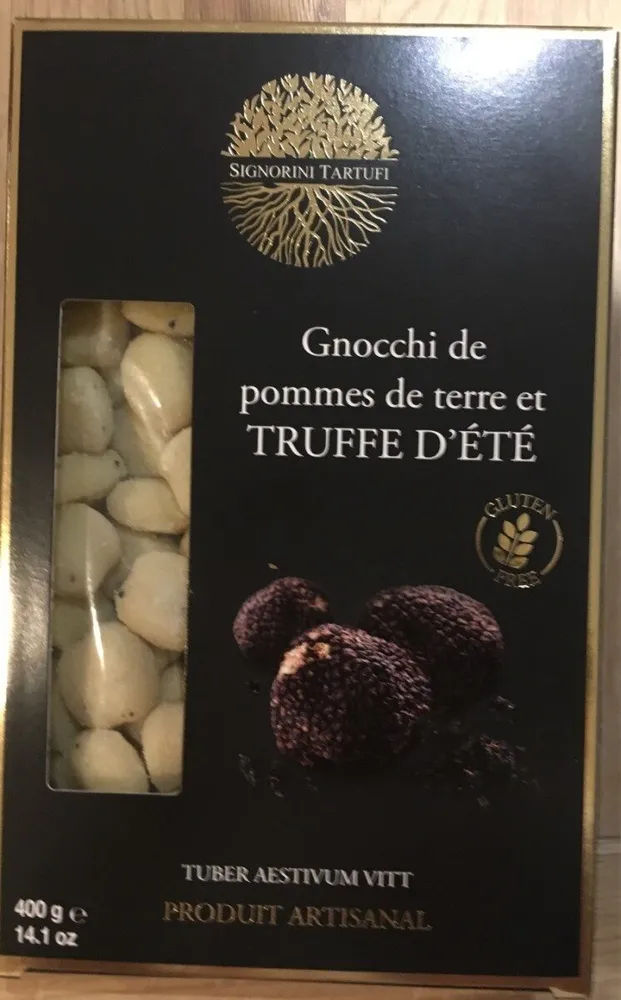 Gnocchi de pommes de terre et Truffe d'ete