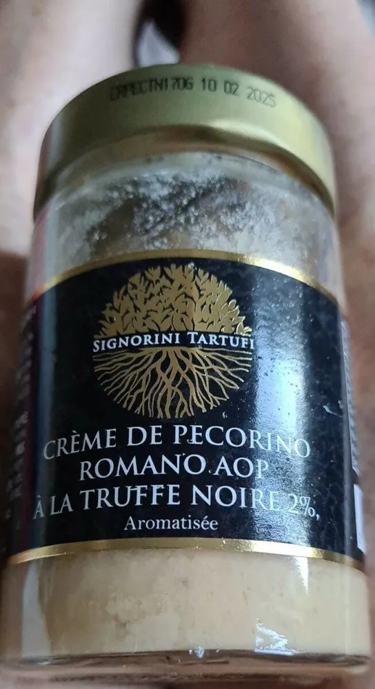Crème de pecorino a la truffe noire