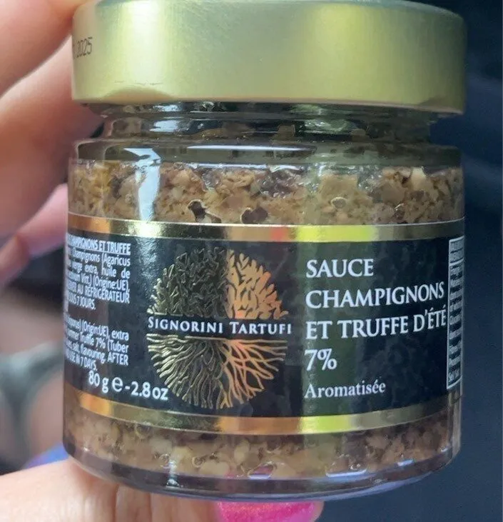 Sauce champignons et truffe d’été