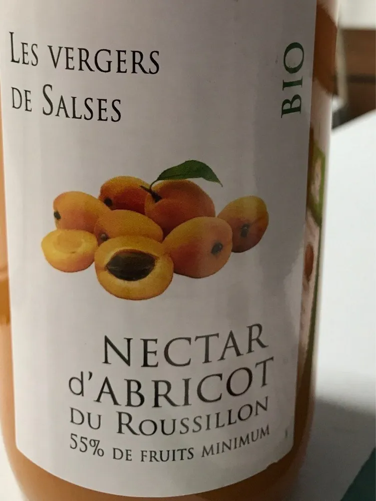 Nectar d'abricot bio