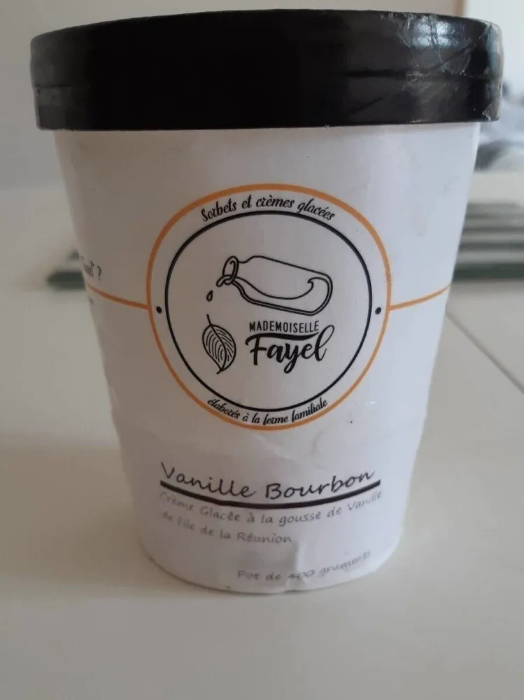 Crème glacée vanille bourbon