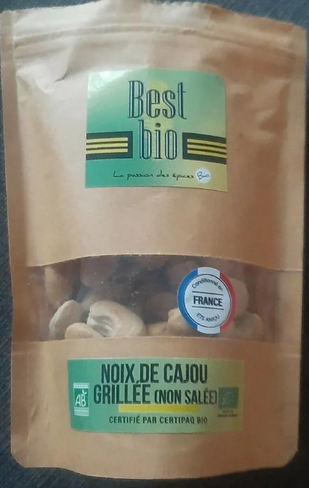 NOIX DE CAJOU GRILÉES NON SALÉES