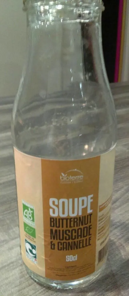 Soupe buutternut muscade et cannelle