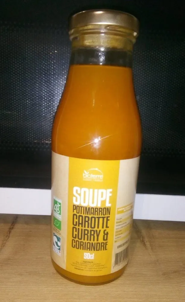 Soupe potimarron carotte