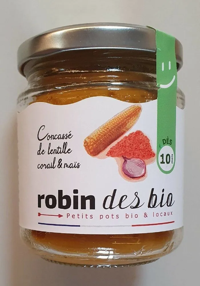 Concassé de lentille corail & maïs