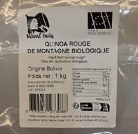 Quinoa rouge de montagne biologique