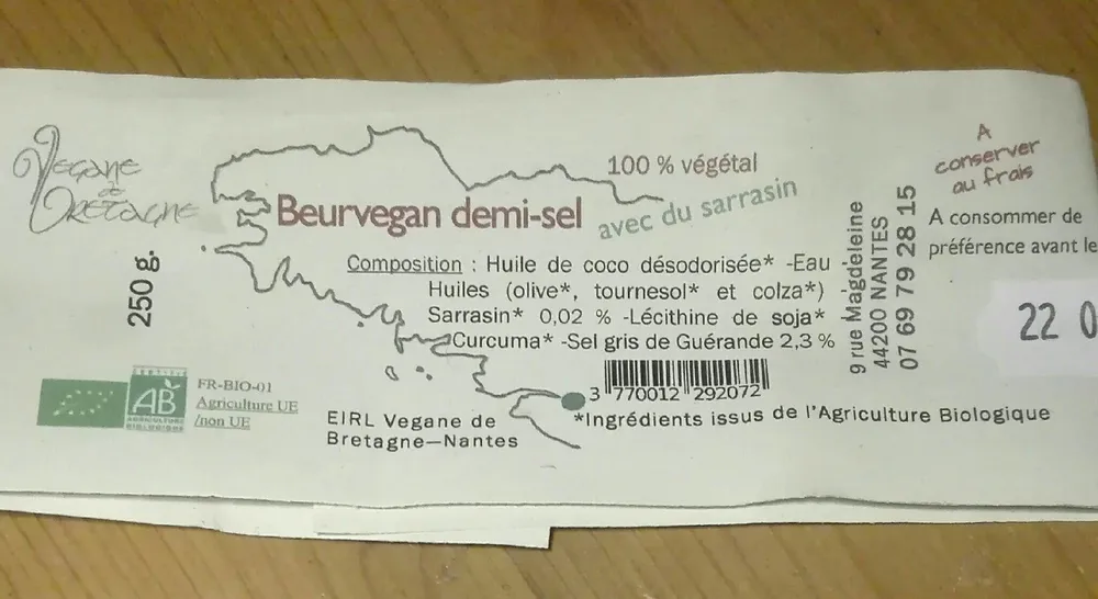 Beurvegan demi-sel