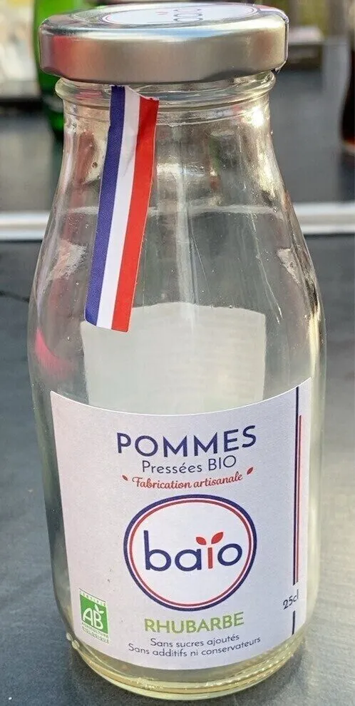 Pommes pressées Rhubarbe