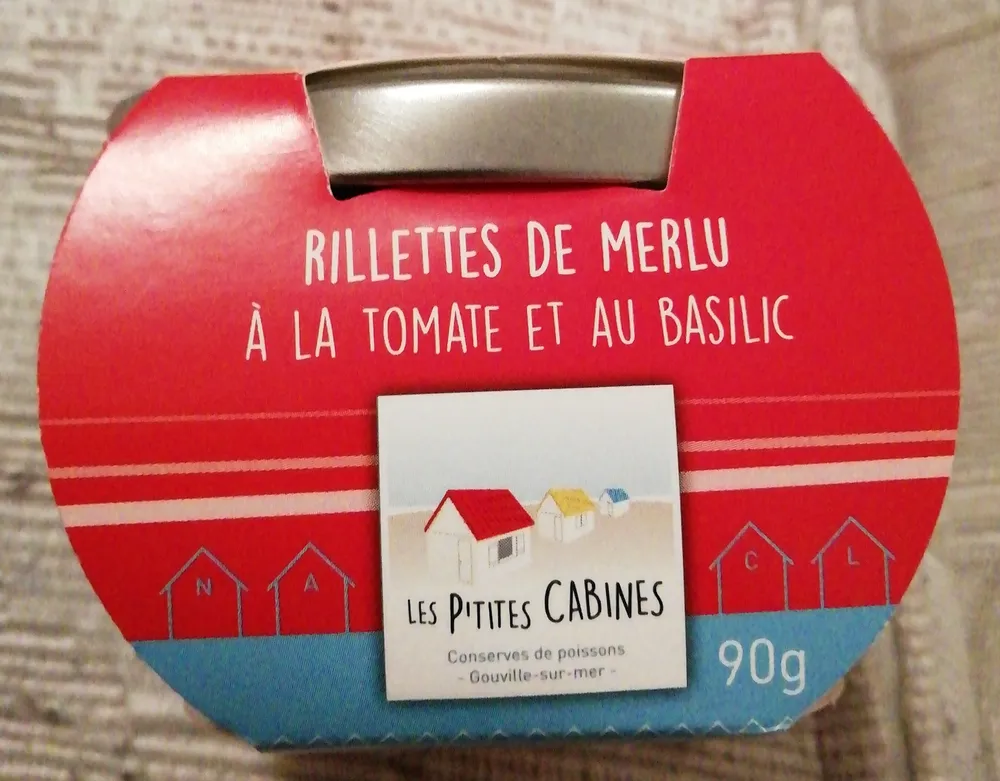 Rillettes de merlu à la tomate et au basilic