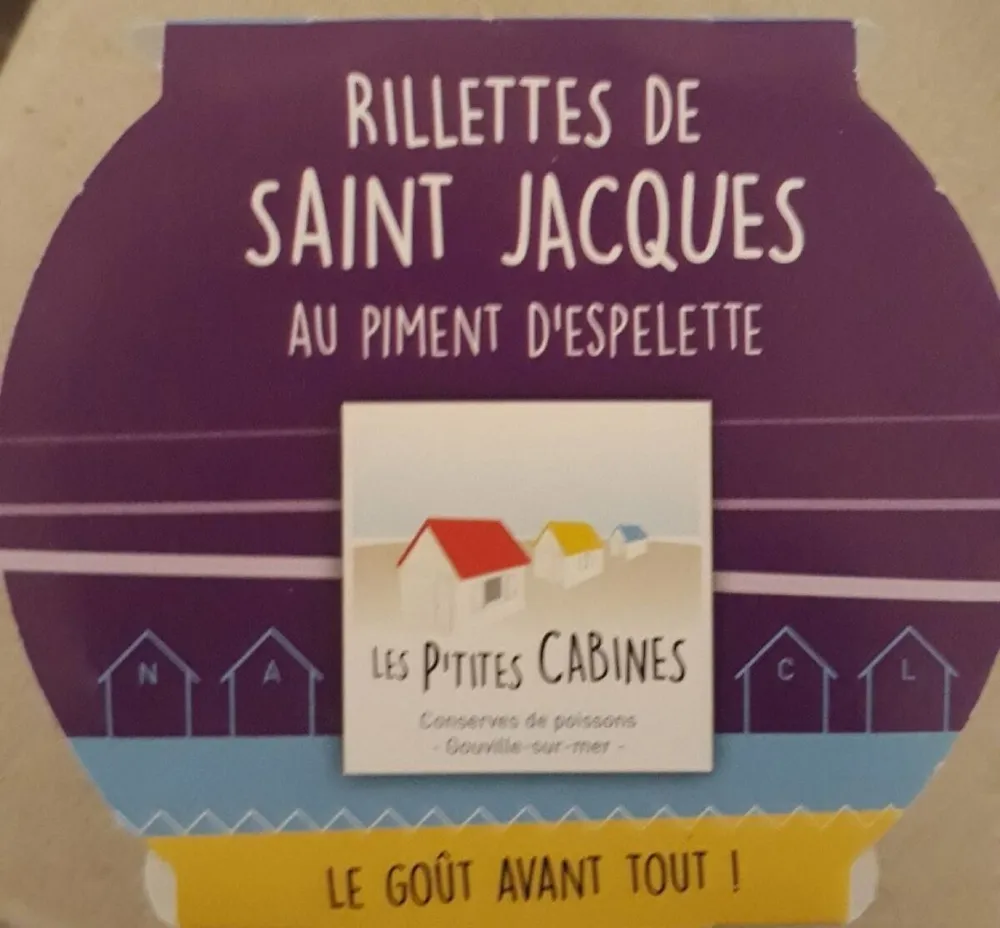 Rillettes de saint jacques au piment d'espelette