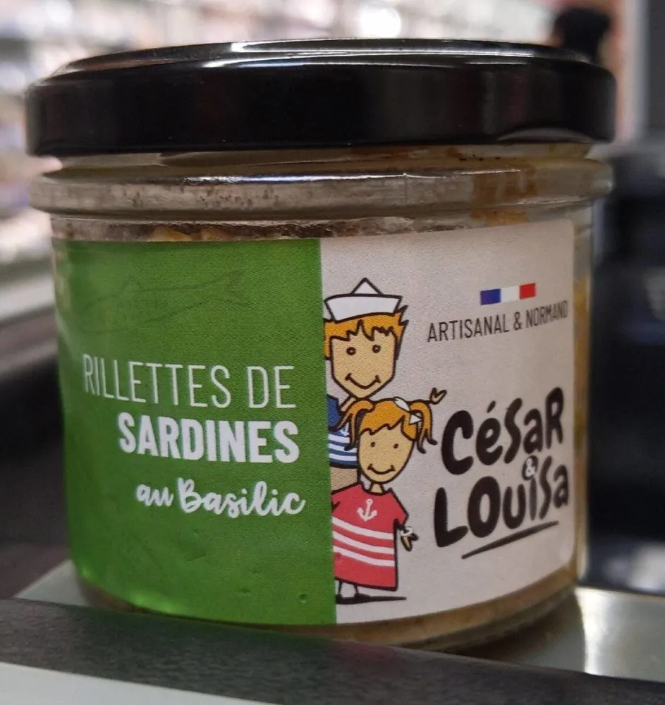 Rillettes de sardines au basilic