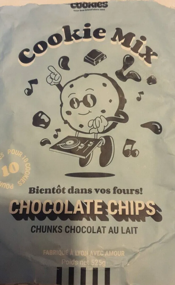 Cookie mix chocolate chips chunks chocolat au lait