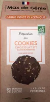 Préparation pour cookies chocolat et éclat de noisettes