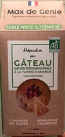 Préparation pour gateau nature personalisable
