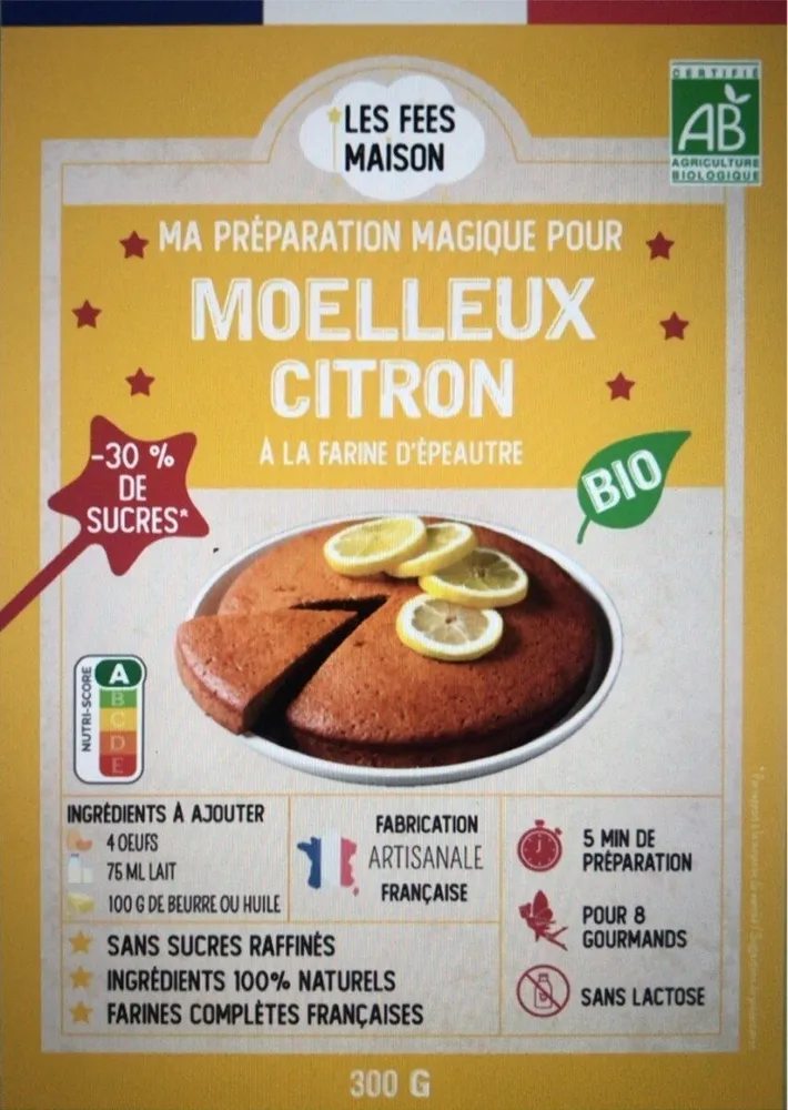 Ma preparation magique pour Molleux Citron