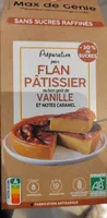 Flan pâtissier vanille sans gluten sans sucre raffinés