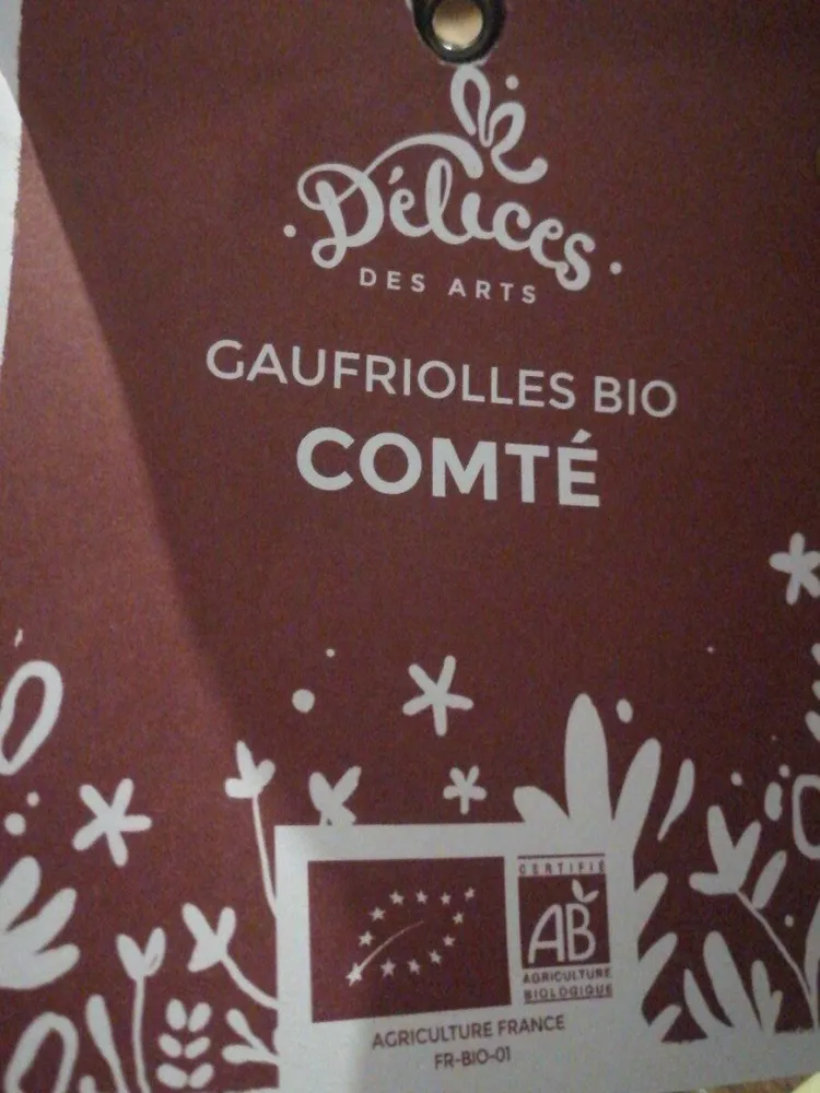 Gaufrette bio au comté