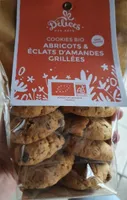 Cookies bio Abricots et éclats d'amandes grillées