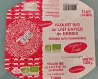 Yaourt brebis fraise