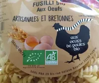 Fusilli bio aux oeufs