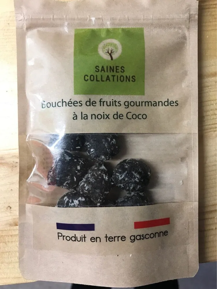 Bouchèes de fruits gourmandes à la noix de coco