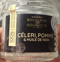 Celeri, pomme et huile de noix