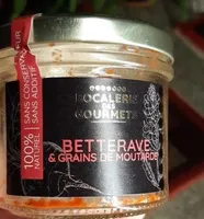 BETTERAVE et grains de moutarde